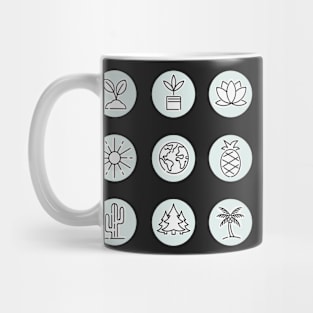 Nature Sticker Sheet Multipack (9pcs) Mug